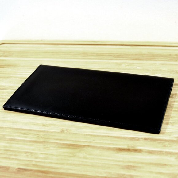 CELINE Slim Long Bifold Wallet Black Pre-owned - Picture 1 of 10